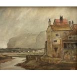 Nina Pickup (British 1947-): 'Foggy Day - Staithes'