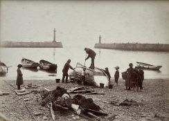 Frank Meadow Sutcliffe (British 1853-1941): Cleaning the Boat