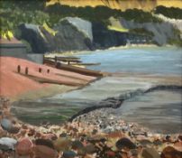 Elizabeth Snowdon (British 20th century): 'Dorset Beach'