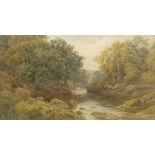 Albert Powell (British 19th/20th century): River Landscape