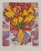 Tanya Short (British 1955-): 'Freesias'