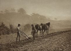 Frank Meadow Sutcliffe (British 1853-1941): 'Dinner Time' - Foulbriggs Field Lealholm Hall Farm