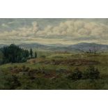 Fred J Maher (British 1871-1963): Moorland Landscape
