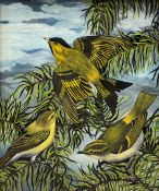 English School (Contemporary): European Siskins