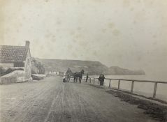 Frank Meadow Sutcliffe (British 1853-1941): Horse and Cart on the front at Sandsend