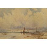 Albert George Strange (British c.1855-1917): Coastal Landscape