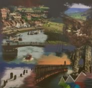 Lee Wilson (British Contemporary): Whitby Collage