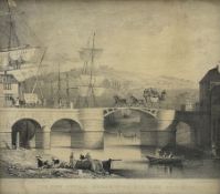 After Francis Pickernell: 'The New Swivel Bridge over the Esk at Whitby'