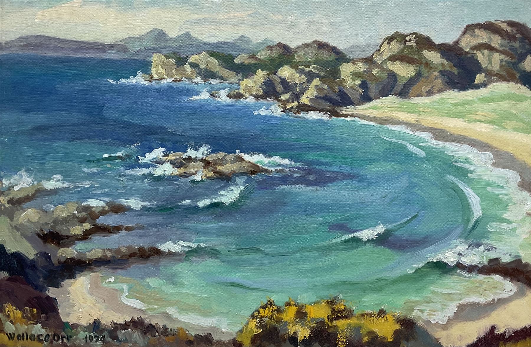 James Wallace Orr (Scottish 1907-1992): 'Kiloran Bay - Isle of Colonsay' Scotland