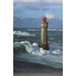 After Jean Guichard (French 1952-): 'Phare de La Jument II'