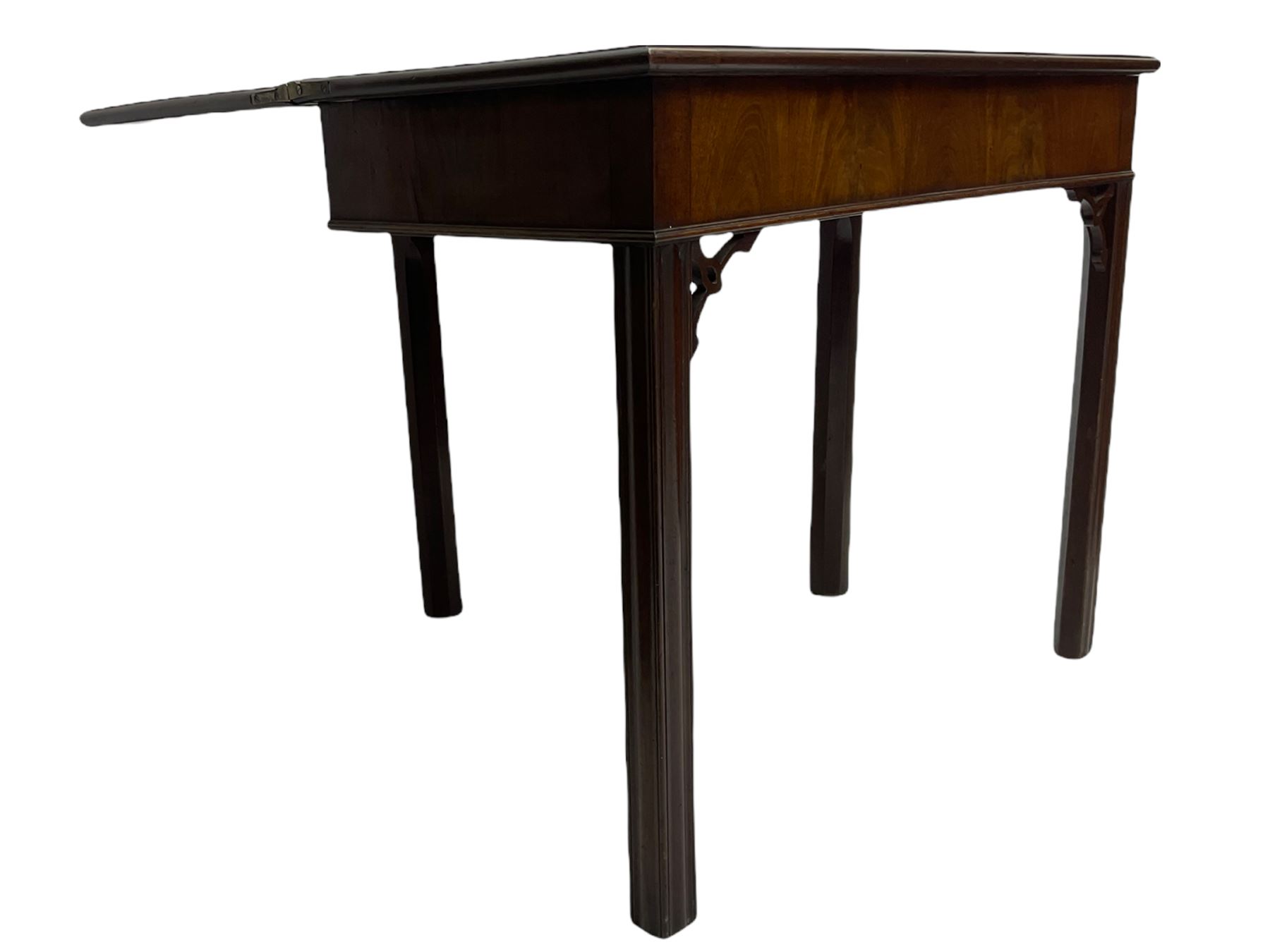 Georgian mahogany tea table - Image 6 of 7