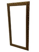 Large ornate gold framed mirror