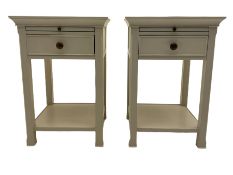 Pair of Willis & Gambier lamp tables