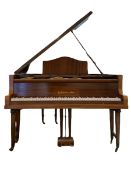 Pohlmann sapele mahogany cased baby grand piano