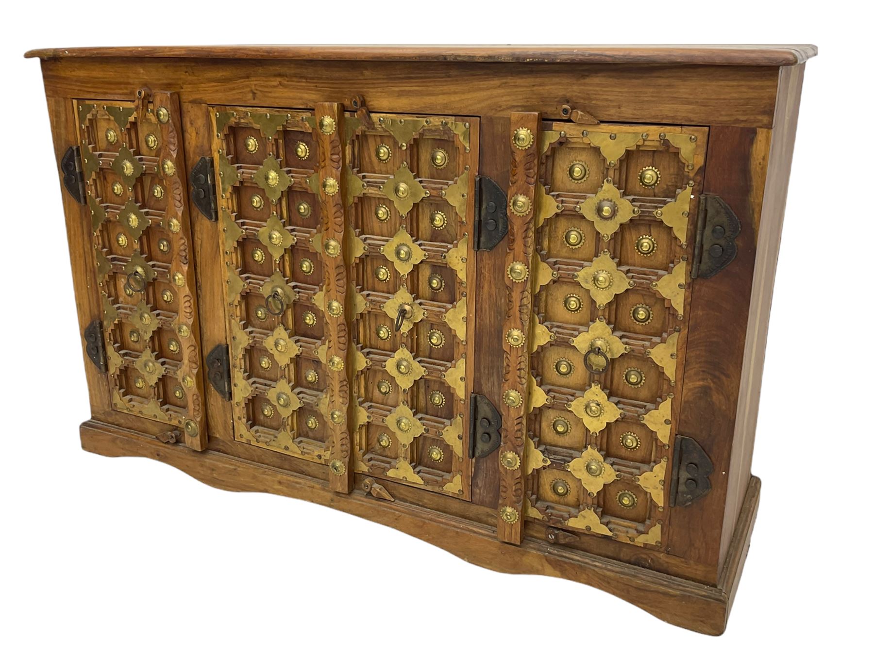Eastern hardwood side cabinet - Image 4 of 8