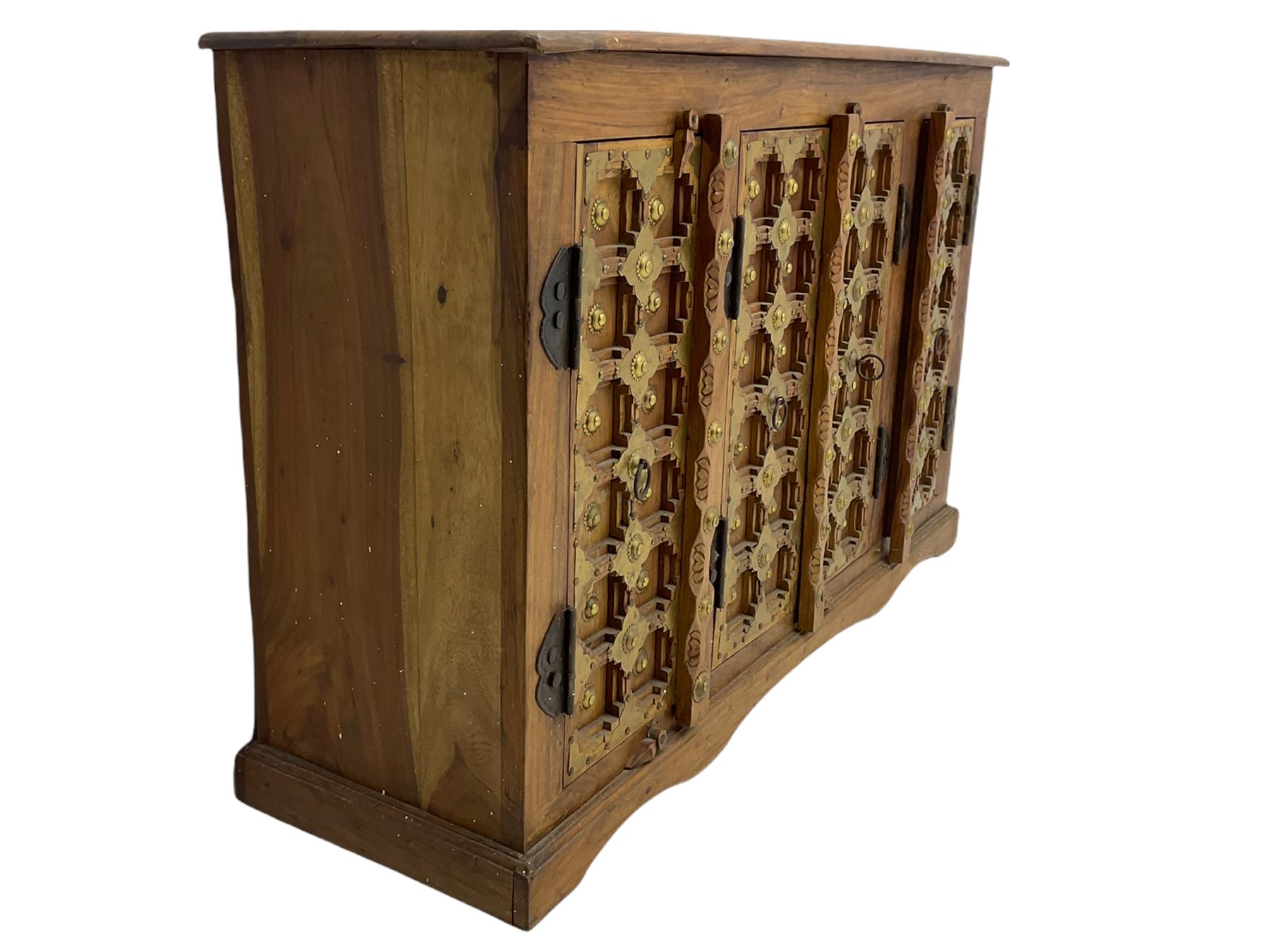 Eastern hardwood side cabinet - Image 3 of 8