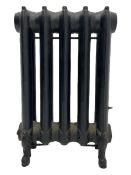 20th century ornate cast iron radiator