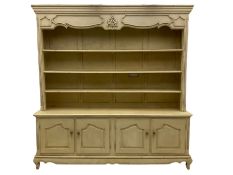 Large French style cream painted dresser