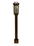 A 20th century mercury stick barometer in an earlier 18th century style
