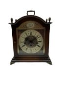 A late 20th century Westminster chiming mantle clock