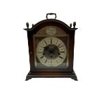 A late 20th century Westminster chiming mantle clock