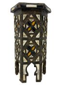 Moorish hexagonal occasional table