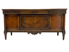 Early 20th century French walnut sideboard