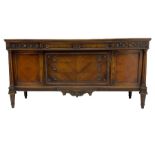 Early 20th century French walnut sideboard