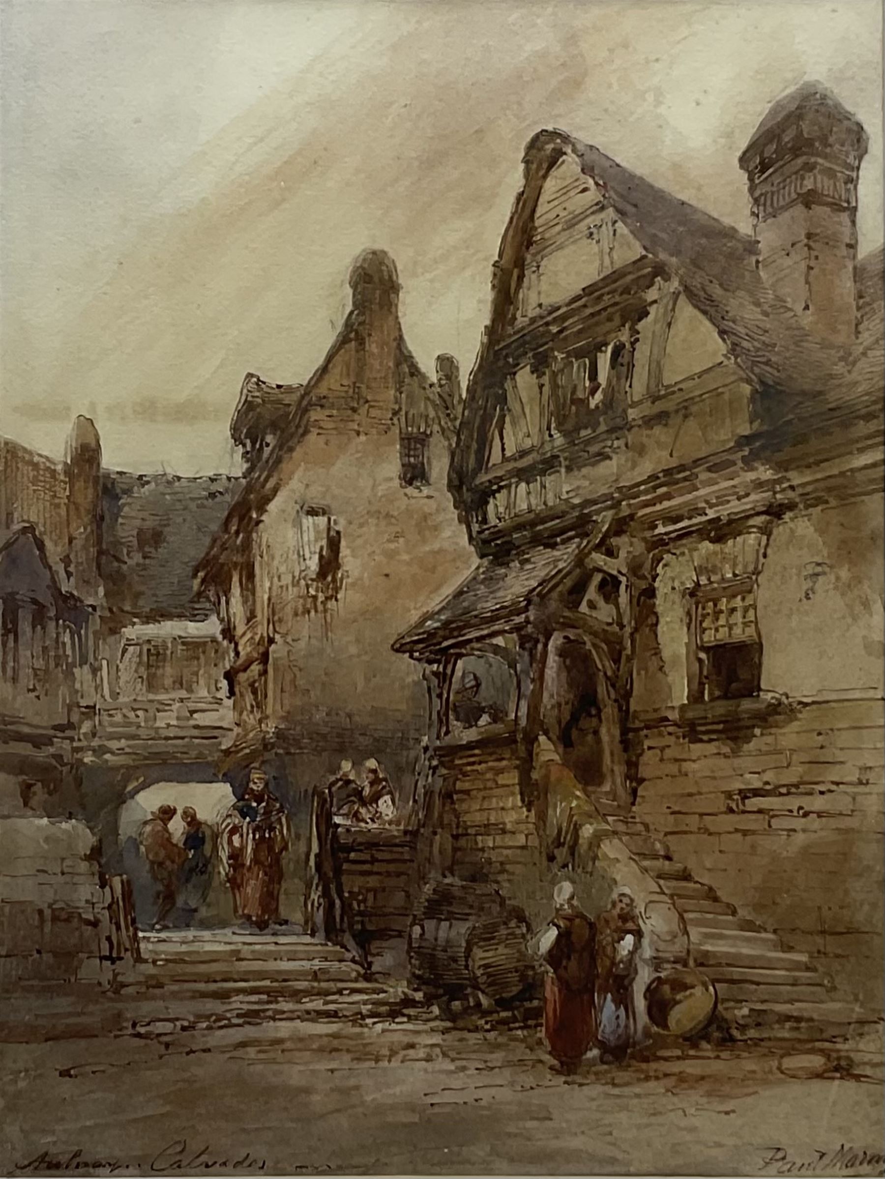 Paul Marny (French/British 1829-1914): 'Aulnay Calvados' Northern France