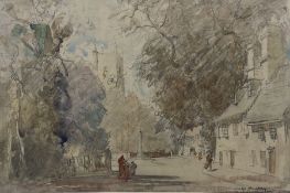 William Lee Hankey (British 1869-1952): 'Dedham' High Street Essex