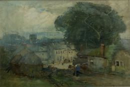 Frederick (Fred) Lawson (British 1888-1968): North Yorkshire Town