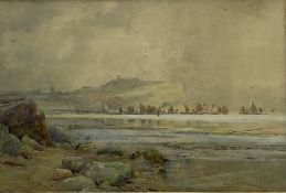 Percy Robertson ARE (British 1868-1934): The Herring Fleet in the South Bay Scarborough