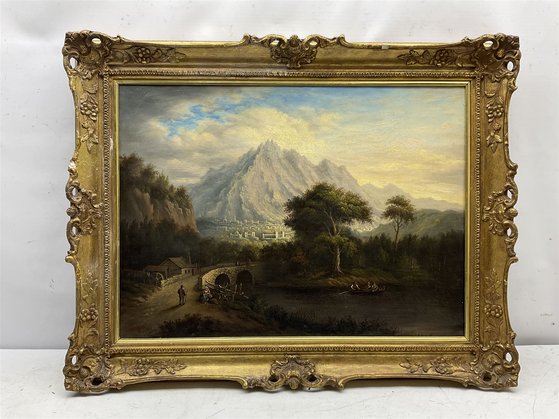 George Jones (British 1786-1869): 'The Dolomites' - Image 2 of 4