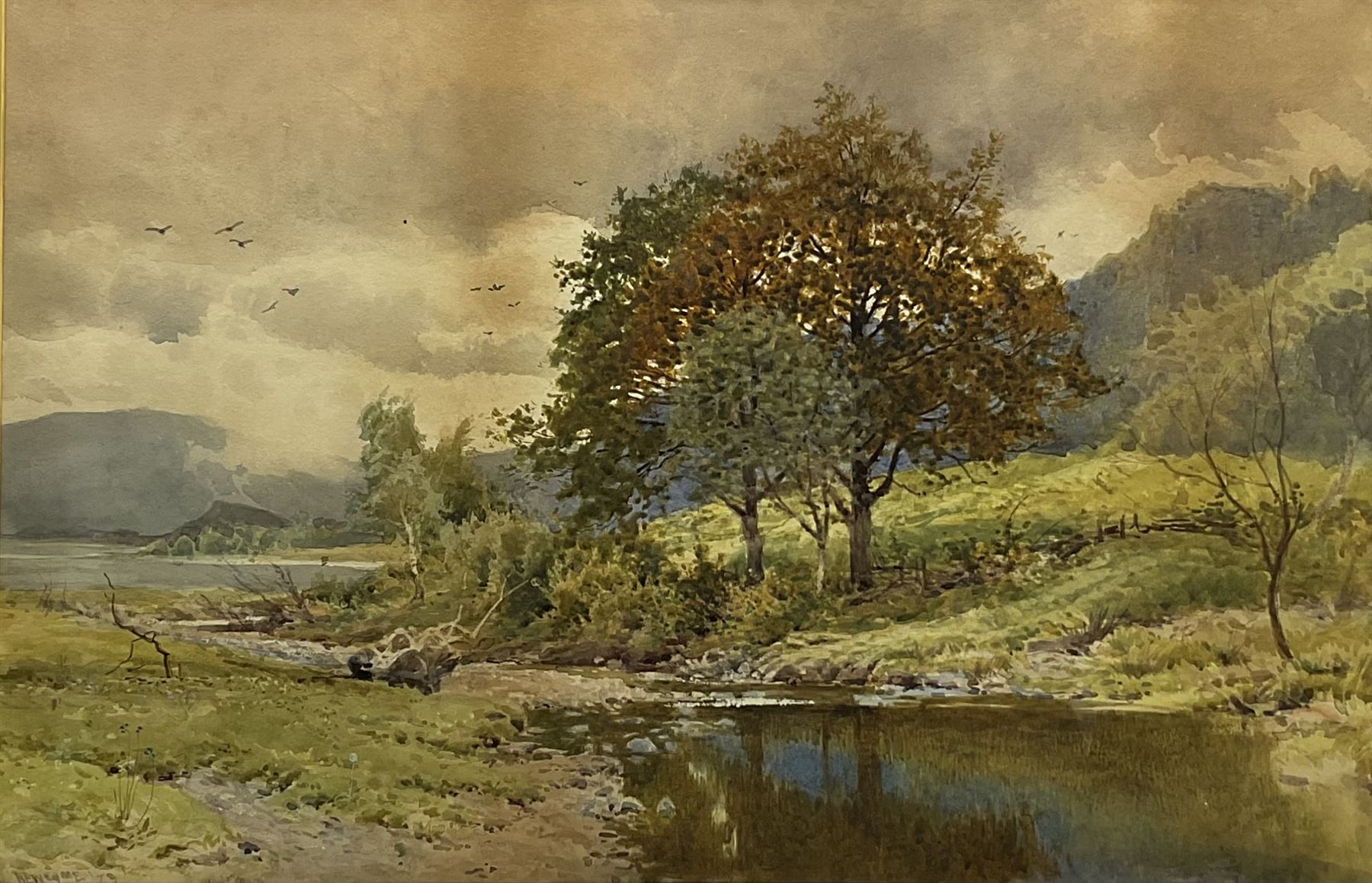 Frederick Clive Newcome (British 1847-1894): Lake District Scene