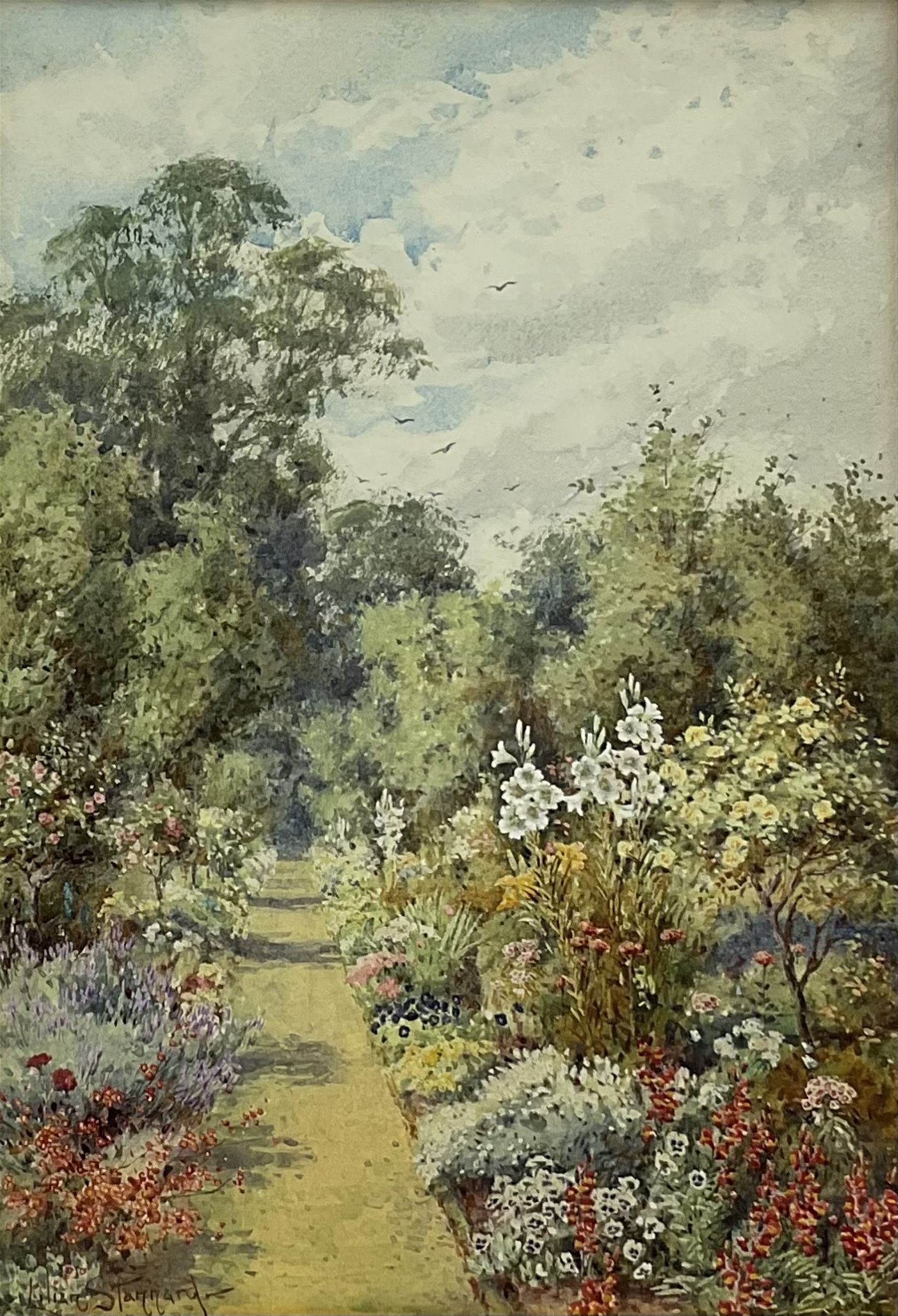 Lilian Stannard (British 1877-1944): Country Garden Pathways - Image 2 of 9