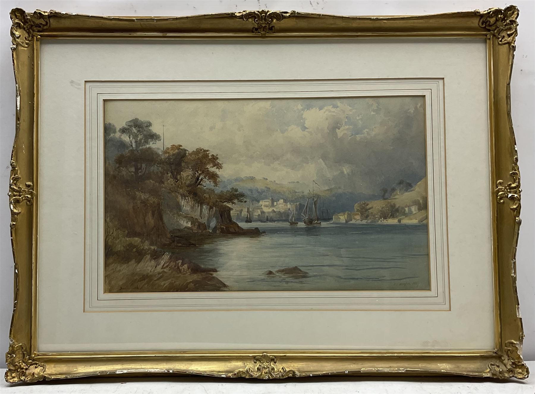 Henry Andrew Harper (British 1835-1900): 'Dartmouth' - Image 4 of 4