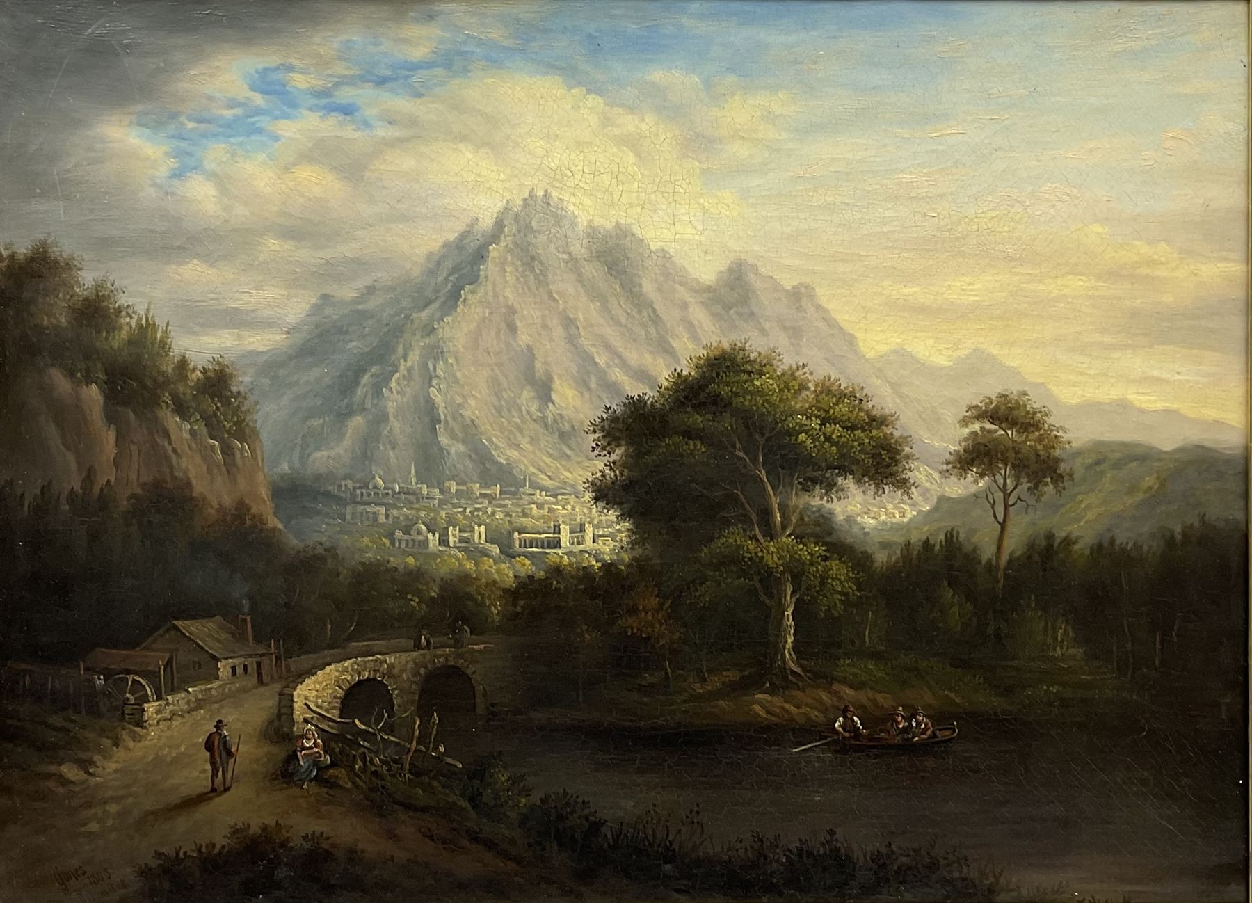 George Jones (British 1786-1869): 'The Dolomites'