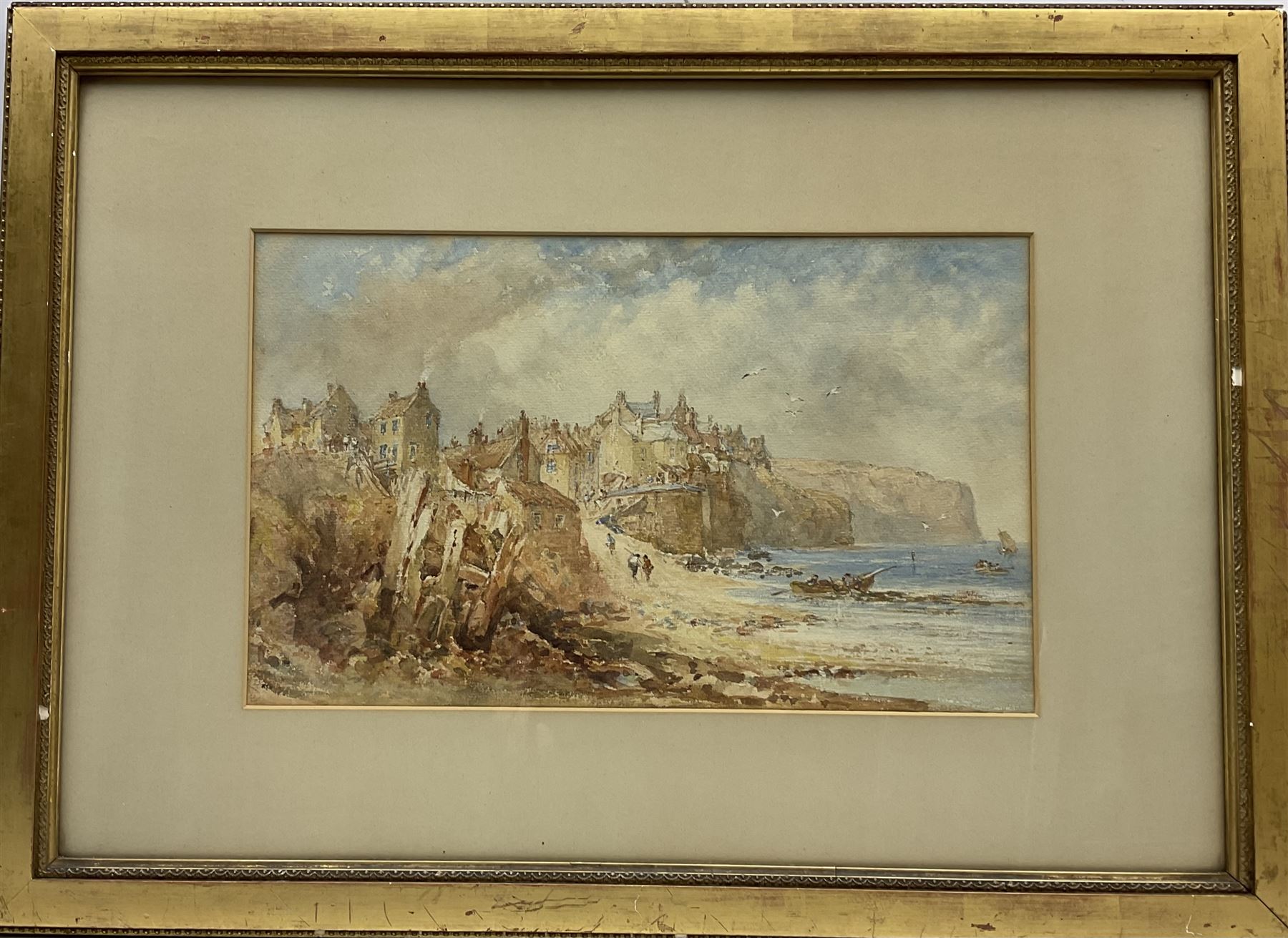 Mary Weatherill (British 1834-1913): Robin Hoods Bay - Image 2 of 3