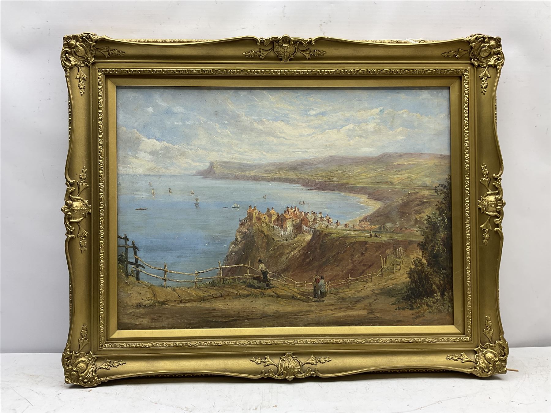 Mary Weatherill (British 1834-1913): Robin Hoods Bay - Image 2 of 3