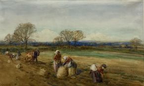 John Atkinson (Staithes Group 1863-1924): Picking Potatoes