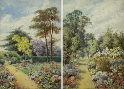Lilian Stannard (British 1877-1944): Country Garden Pathways
