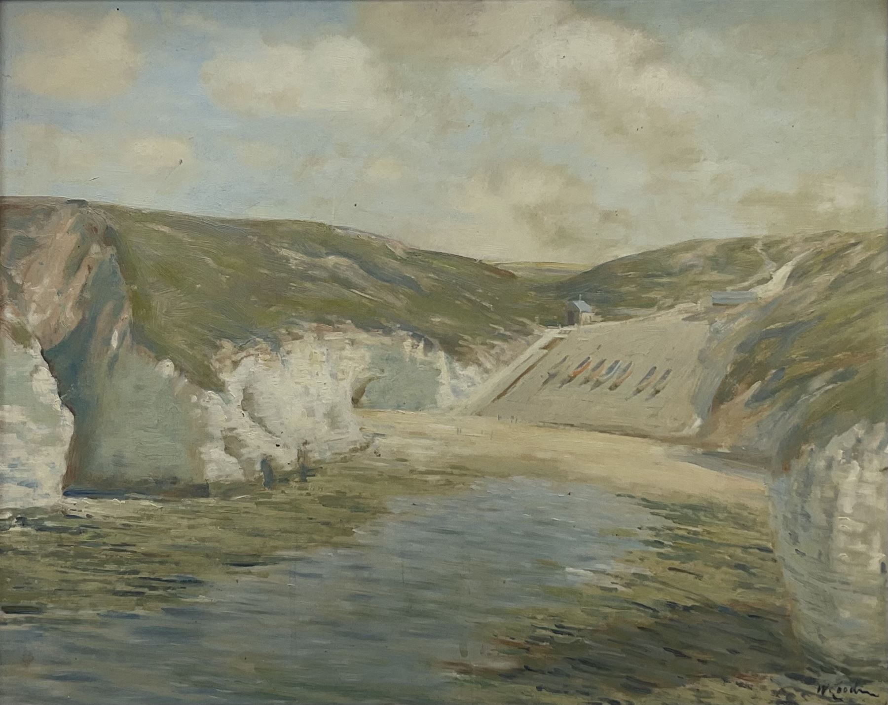 Walter Goodin (British 1907-1992): South Landing Flamborough