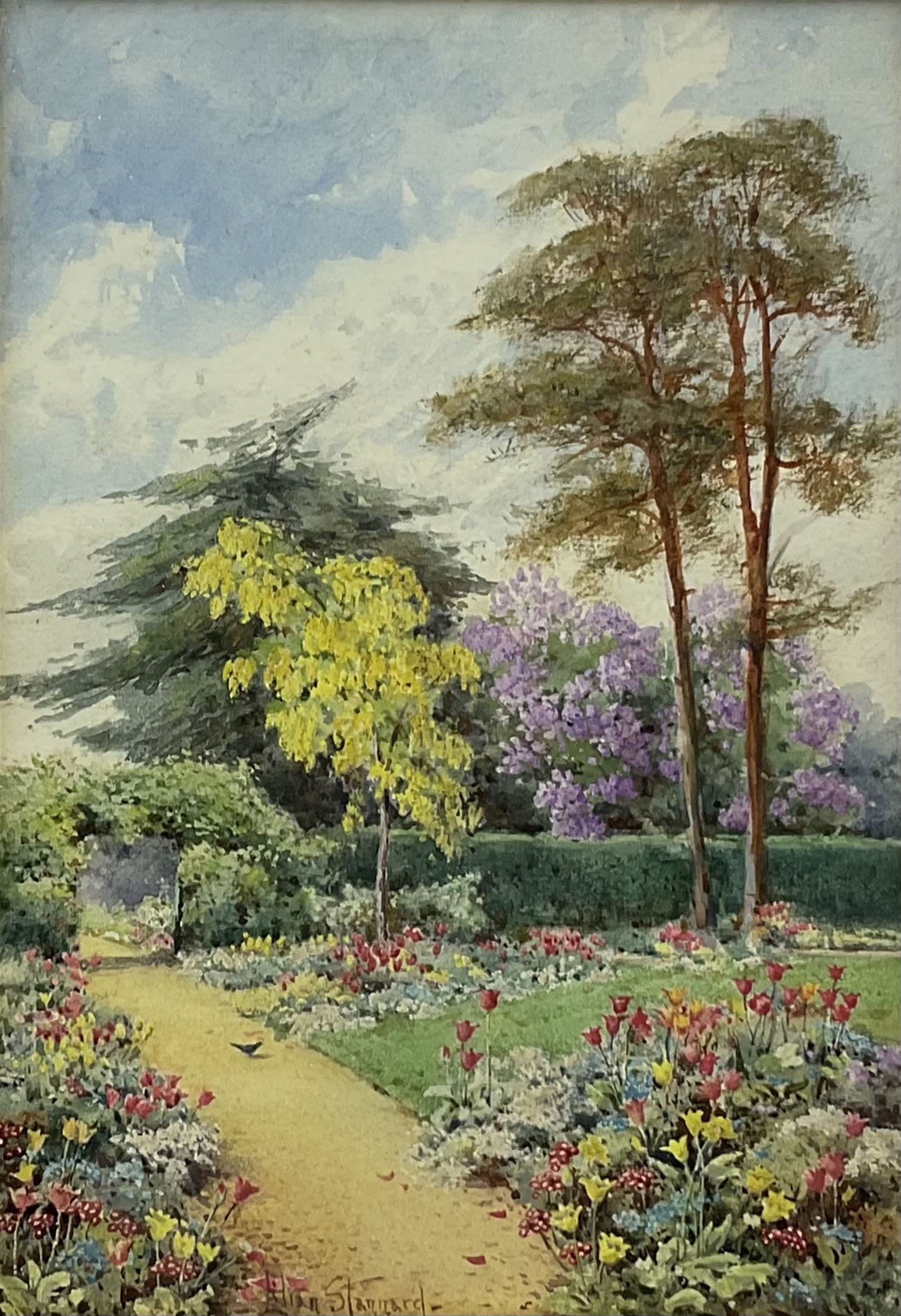 Lilian Stannard (British 1877-1944): Country Garden Pathways - Image 6 of 9