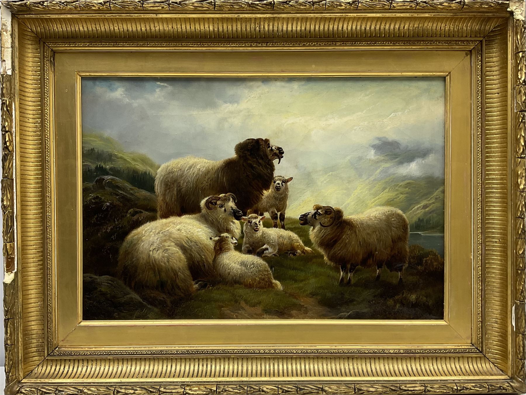 Robert Watson (British 1865-1916): Sheep in a Highland setting - Image 2 of 4