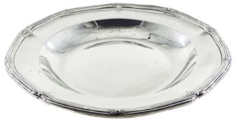 Edwardian silver dish