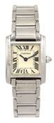 Cartier Tank Francaise 18ct white gold ladies quartz wristwatch