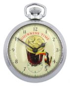 'Guinness Time' chrome pocket watch