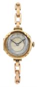 Early 20th century 9ct rose gold ladies manual wind wristwatch by Tavannes Watch Co