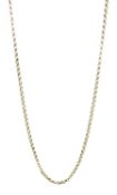 9ct gold belcher link necklace