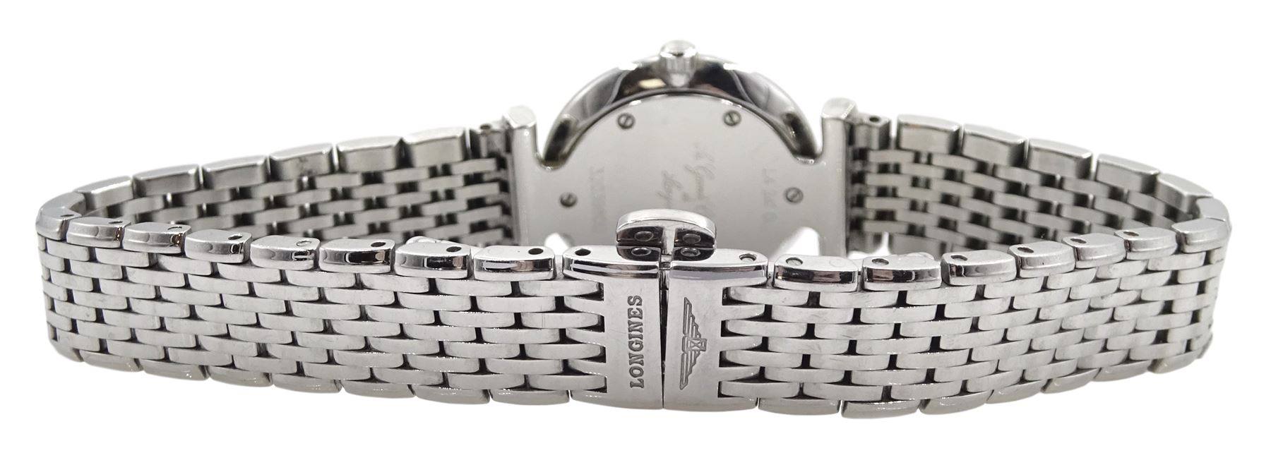 Longines La Grand Classique ladies stainless steel quartz wristwatch with diamond set bezel - Image 4 of 6